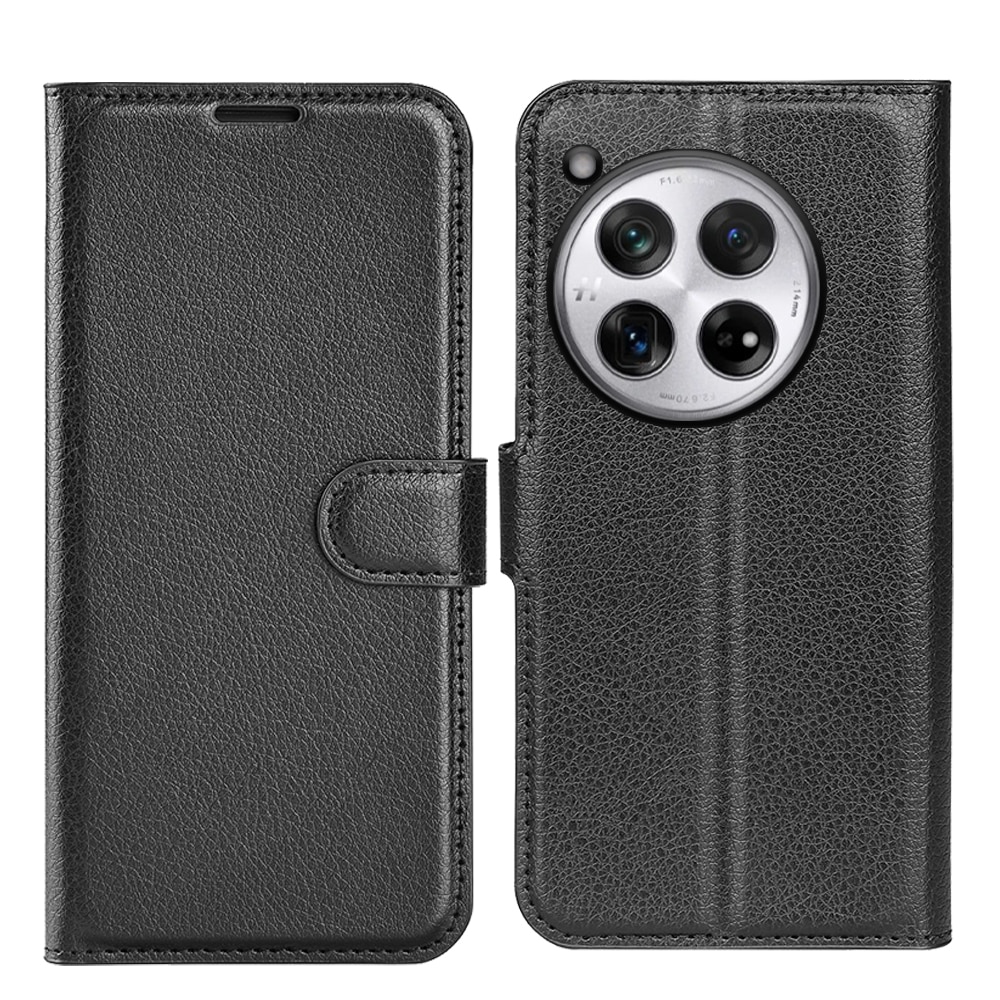 OnePlus 12  Wallet Book Cover Black
