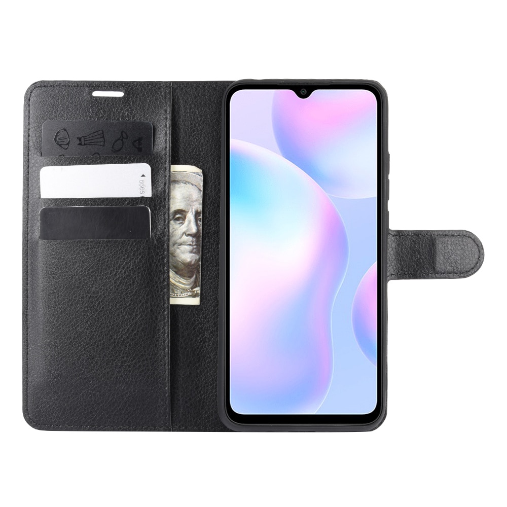 Xiaomi Redmi 9AT Wallet Book Cover Black