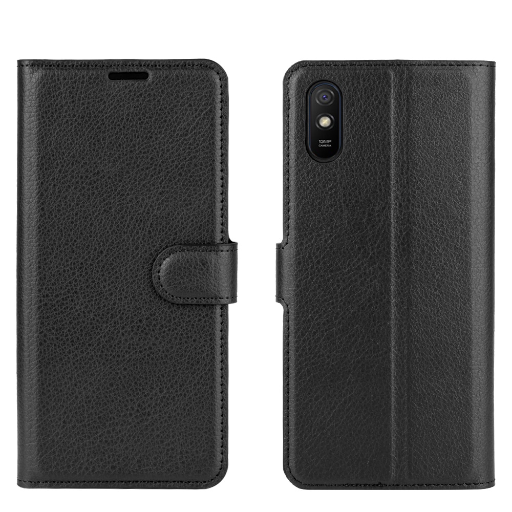 Xiaomi Redmi 9AT Wallet Book Cover Black