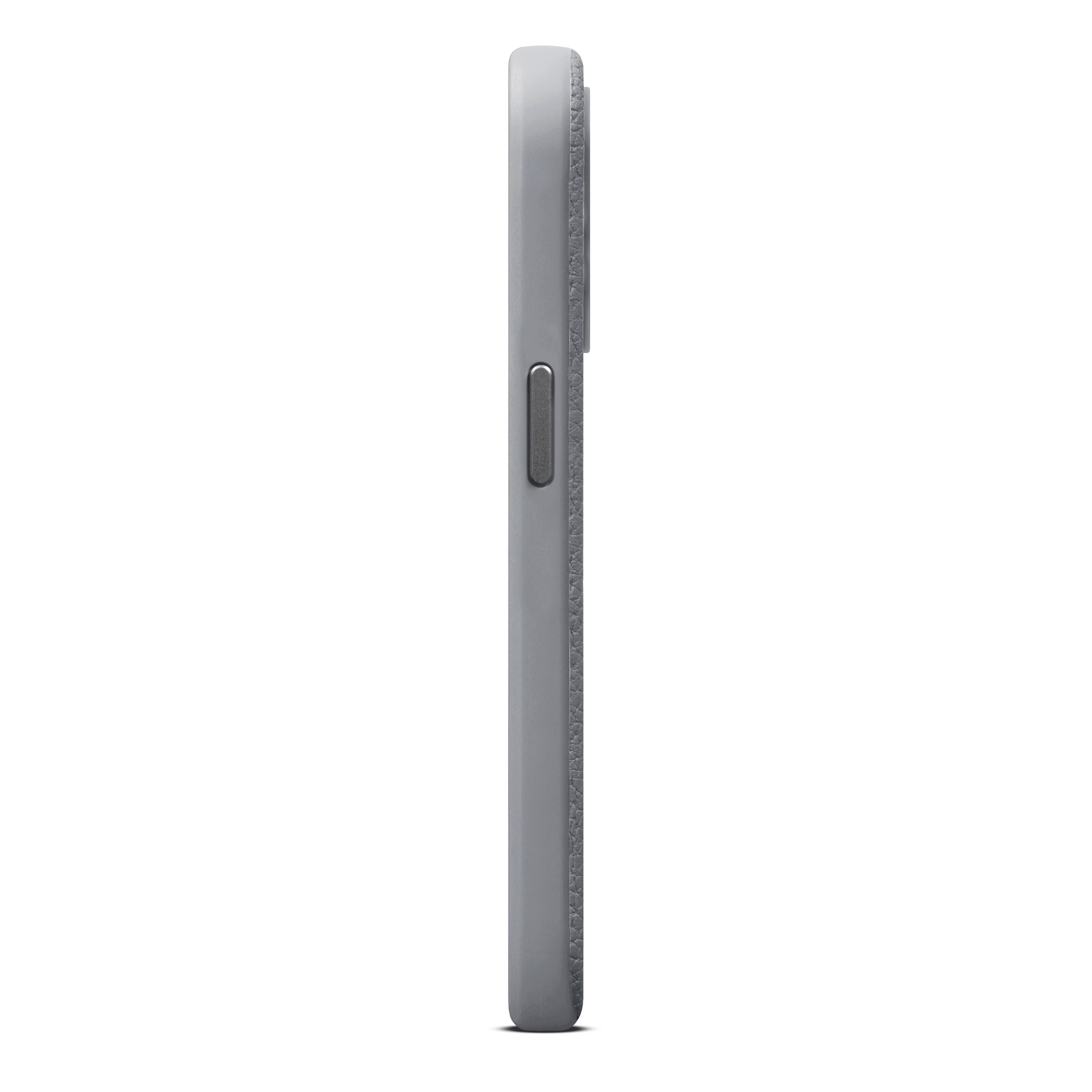 iPhone 15 Pro Leather Case MagSafe Grey