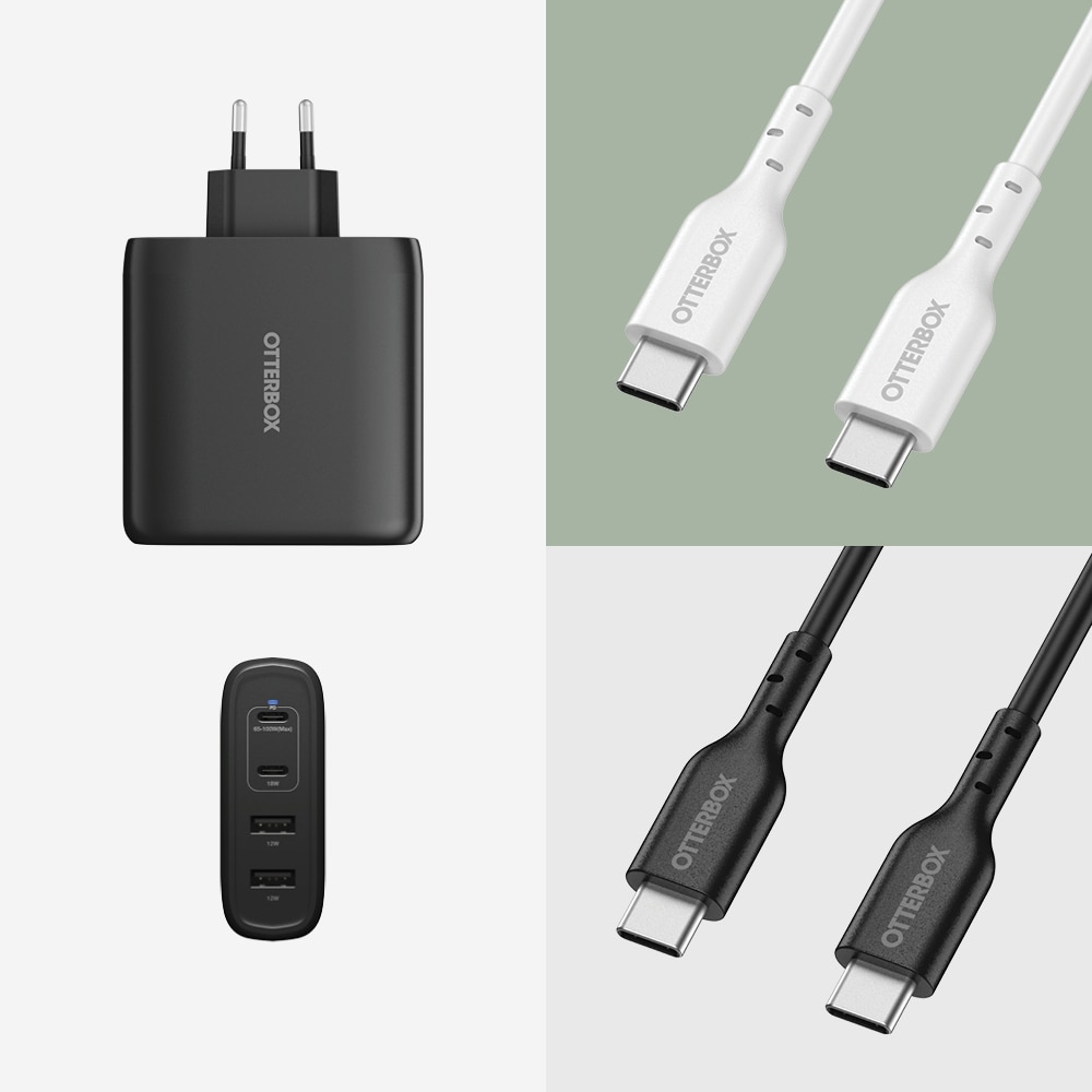 Wall Charger USB-C Four Port 100W Black