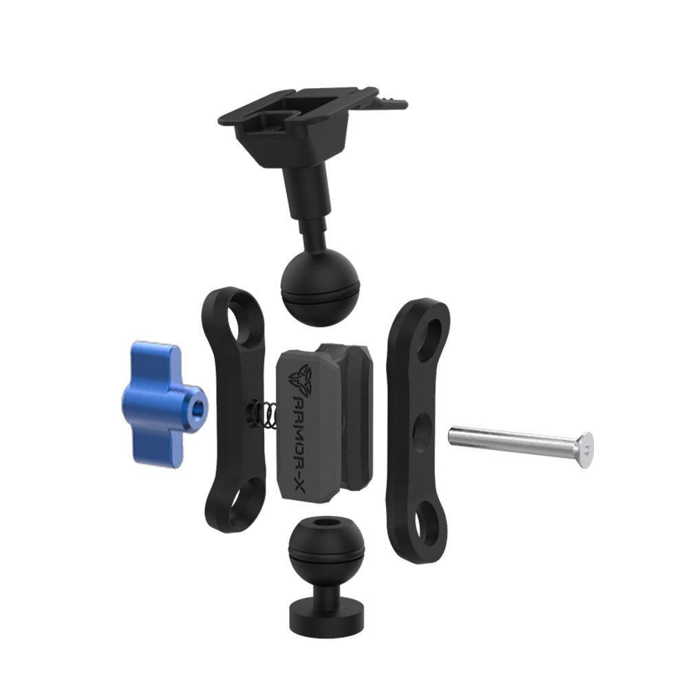 X-P4T Tablet Heavy-Duty 1/4" M6 Thread Mount for Tripod Black