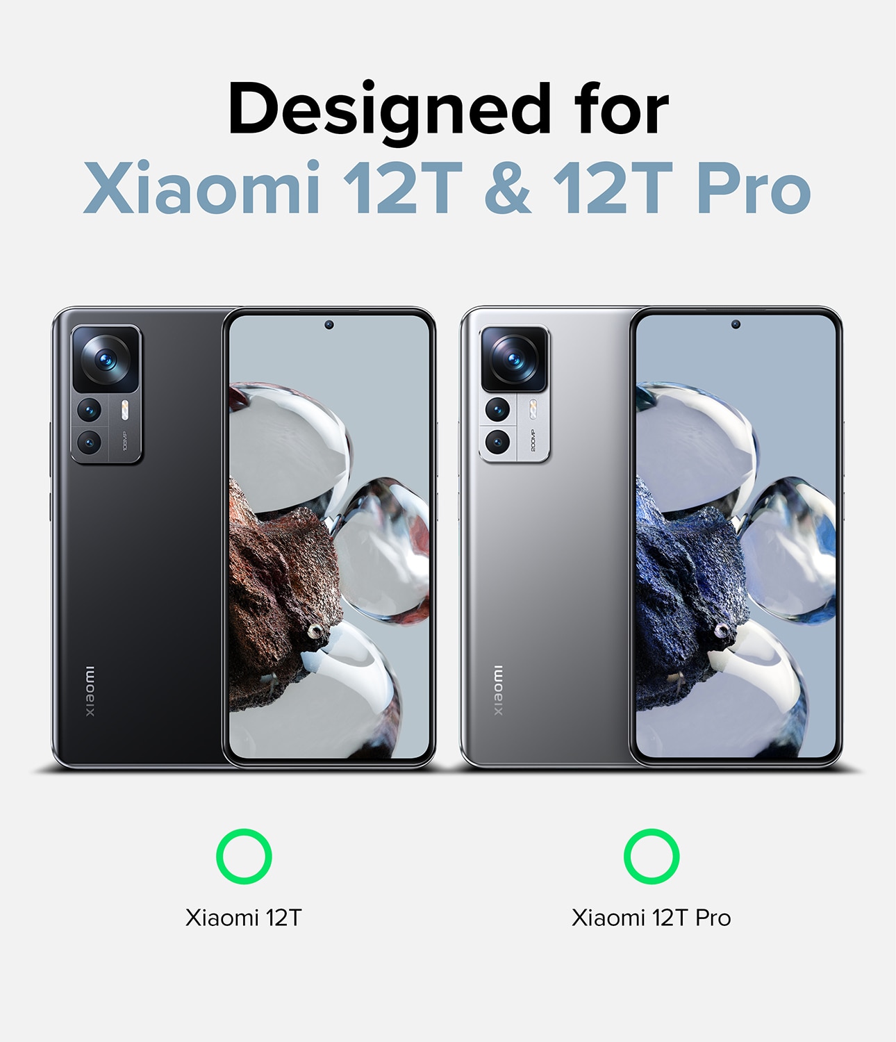 Xiaomi 12T/12T Pro Fusion X Case Black