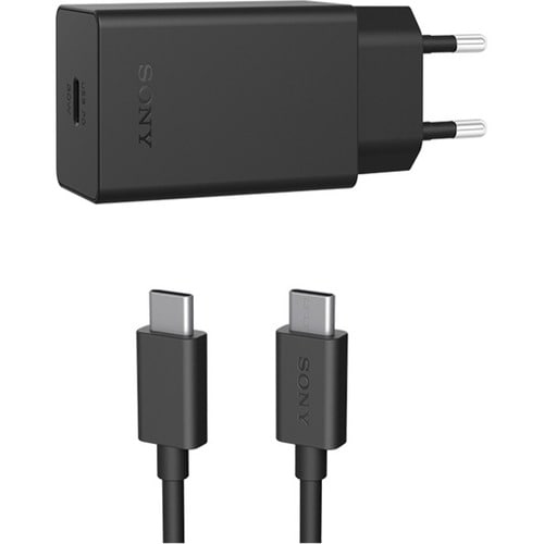 Fast Charger Adapter + Cable USB-C 30W Black