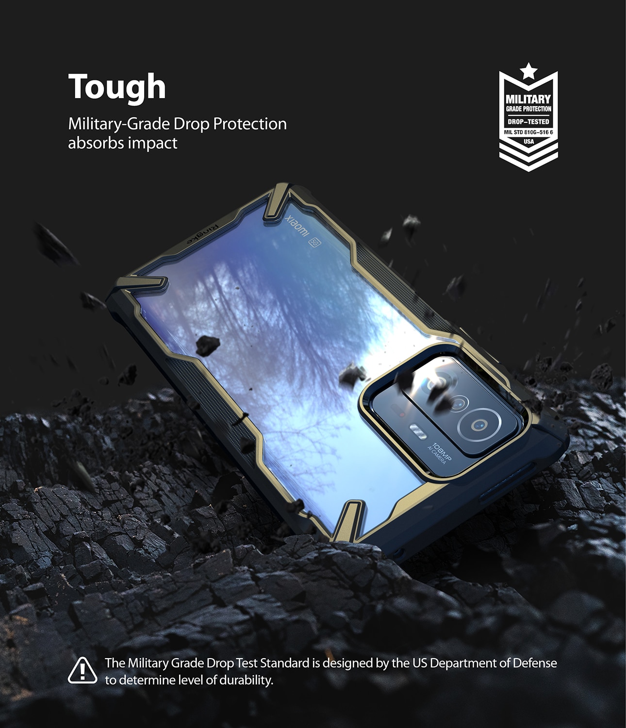 Xiaomi 11T/11T Pro Fusion X Case Black