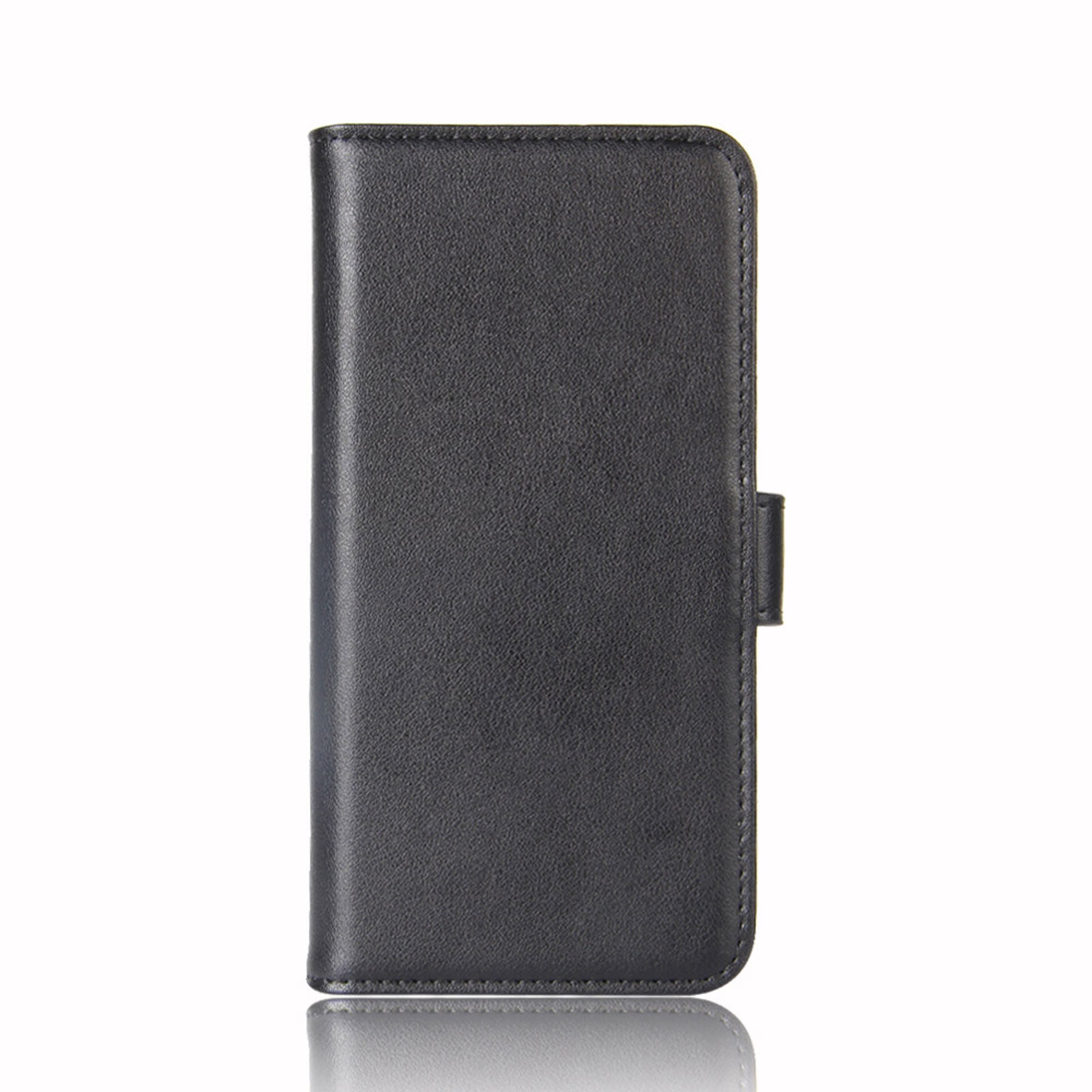 Sony Xperia 10 II Genuine Leather Wallet Case Black