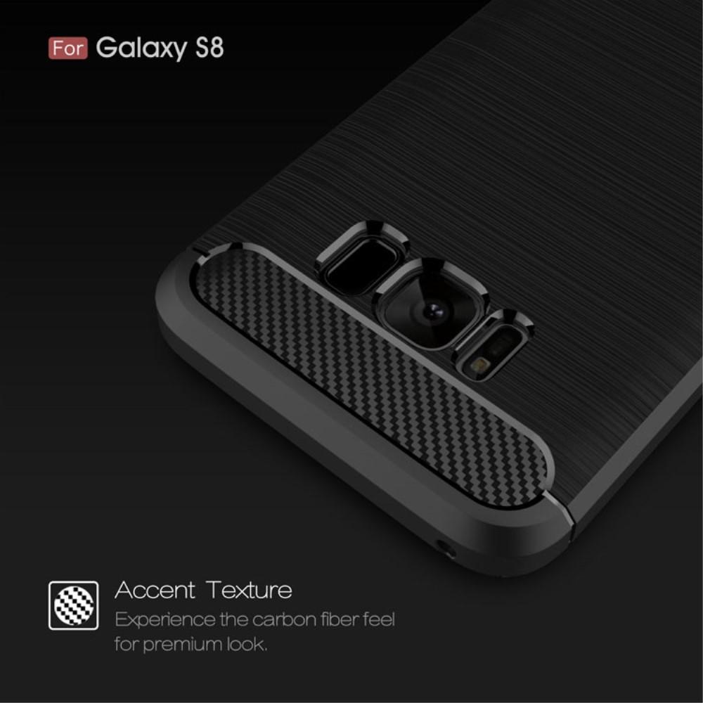 Samsung Galaxy S8 Brushed TPU Case Black