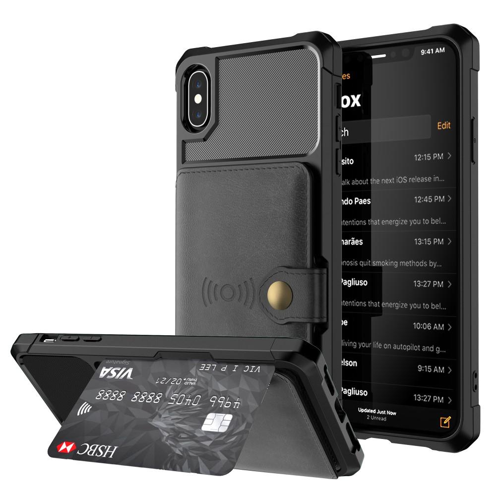 iPhone X/XS Tough Multi-slot Case Black