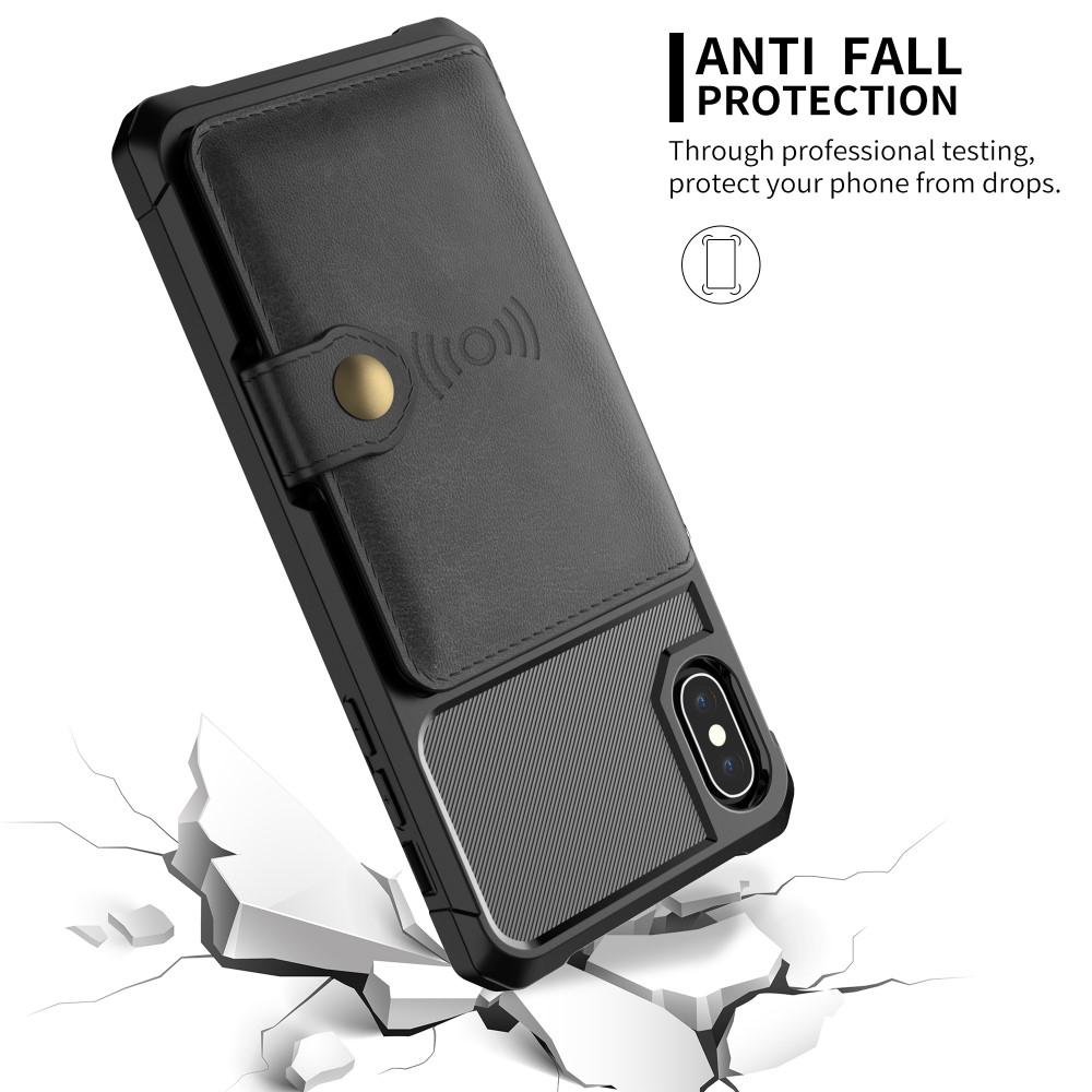 iPhone X/XS Tough Multi-slot Case Black