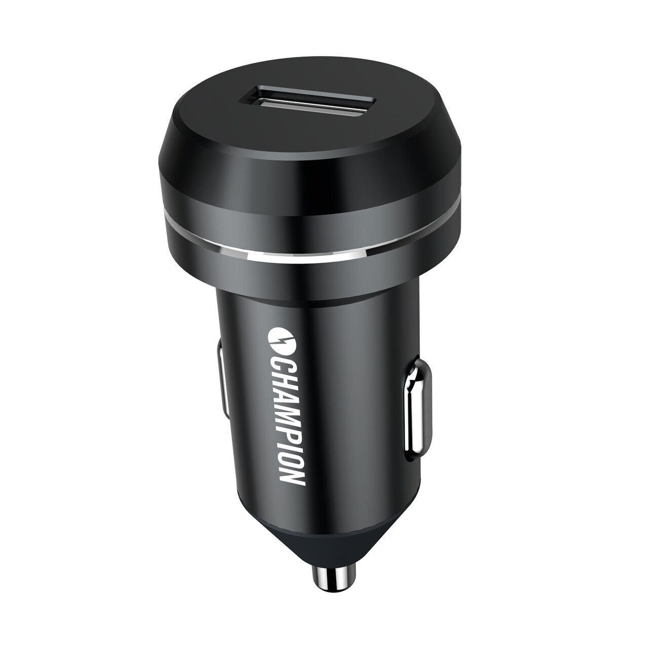 USB Car Charger 12/24V 2.4A Black