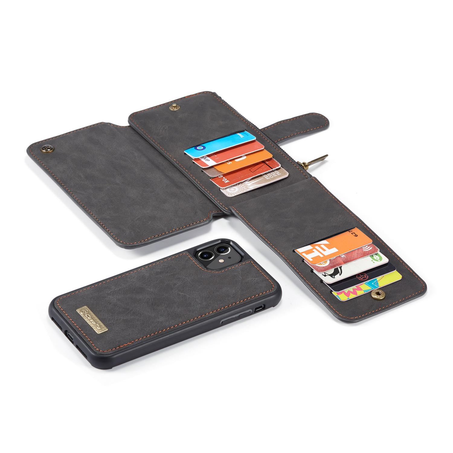 iPhone 11 Multi-slot Flip Cover Grey