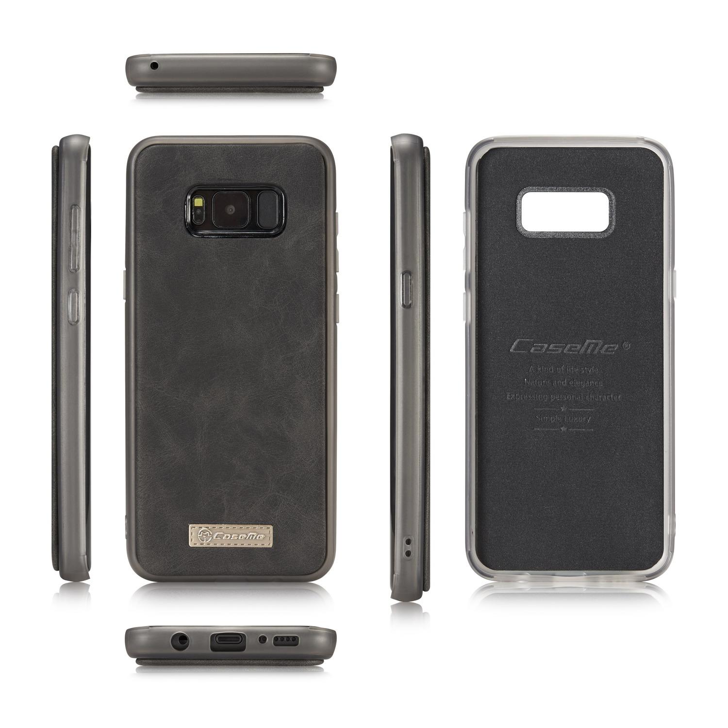 Samsung Galaxy S8 Multi-slot Flip Cover Grey
