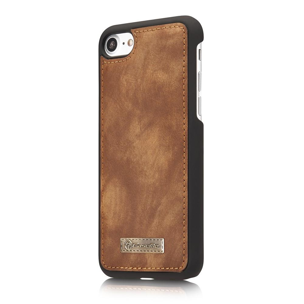 iPhone 7/8/SE Multi-slot Wallet Case Brown