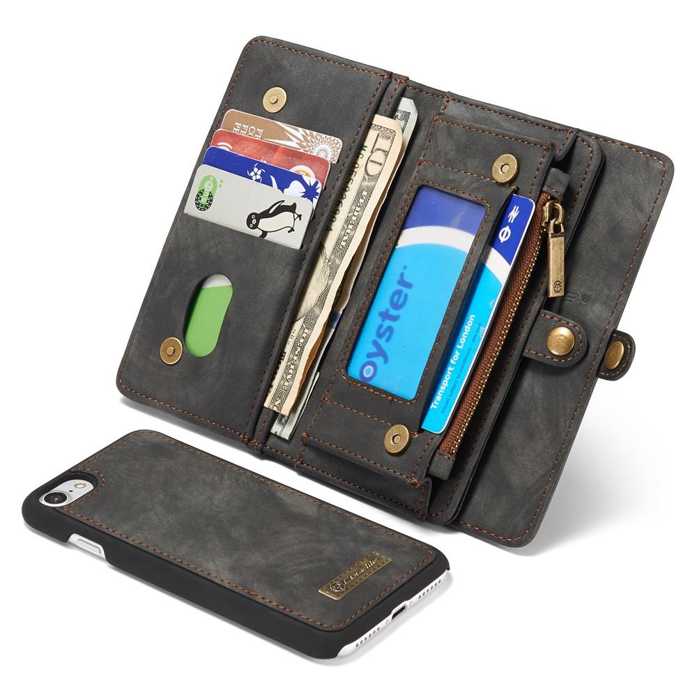 iPhone SE (2022) Multi-slot Wallet Case Grey