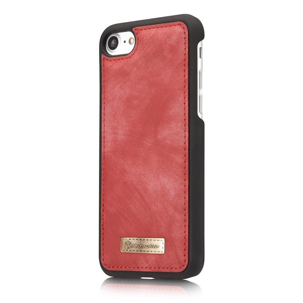 iPhone SE (2022) Multi-slot Wallet Case Red