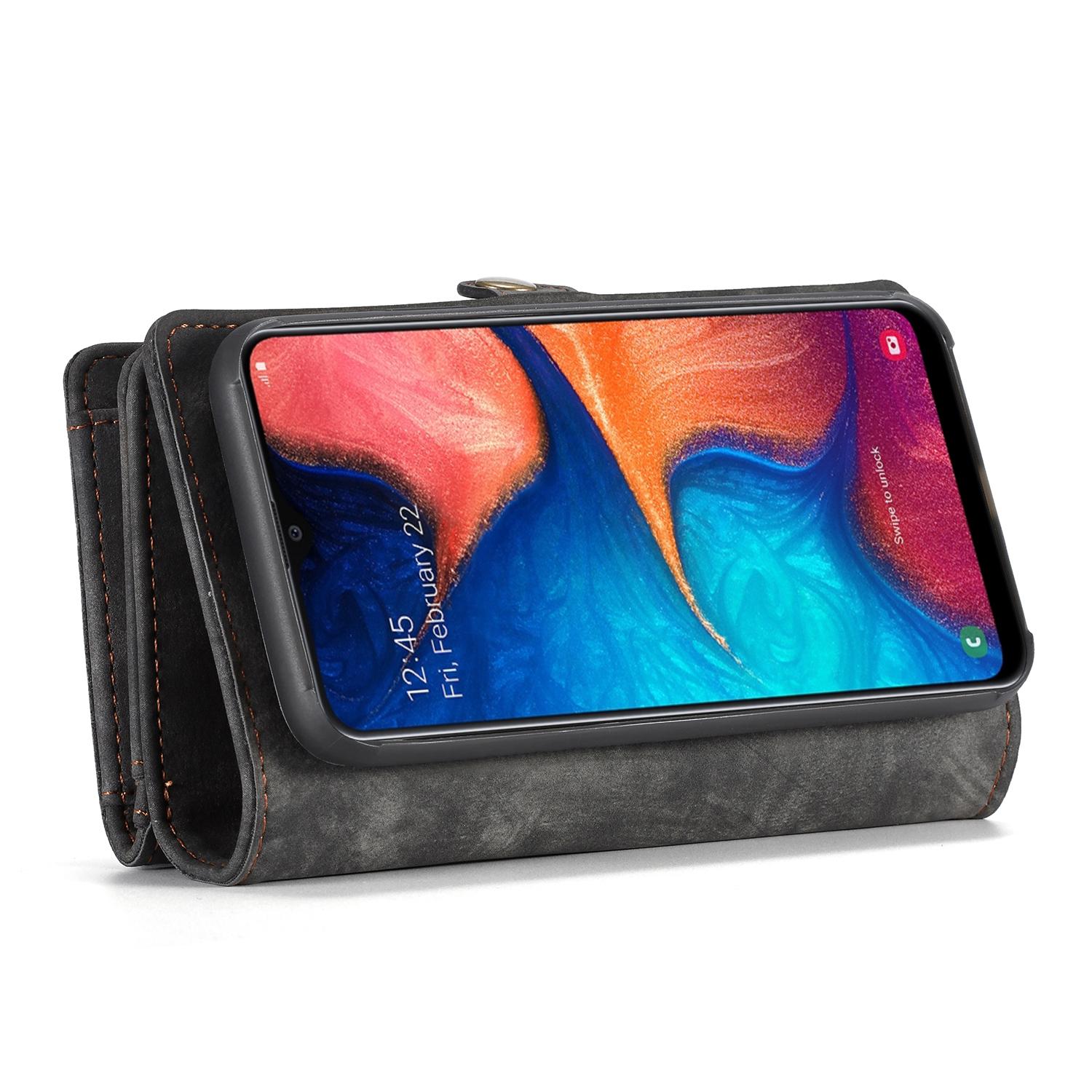 Samsung Galaxy A20e Multi-slot Wallet Case Grey