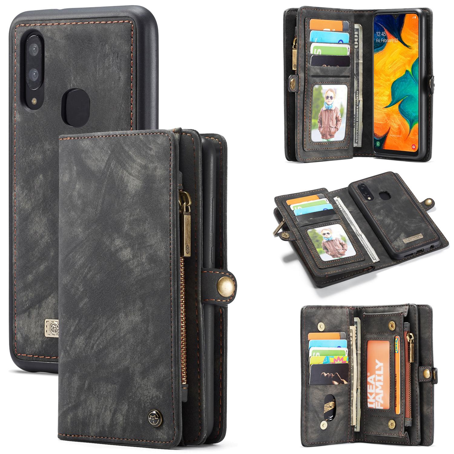 Samsung Galaxy A40 Multi-slot Wallet Case Grey