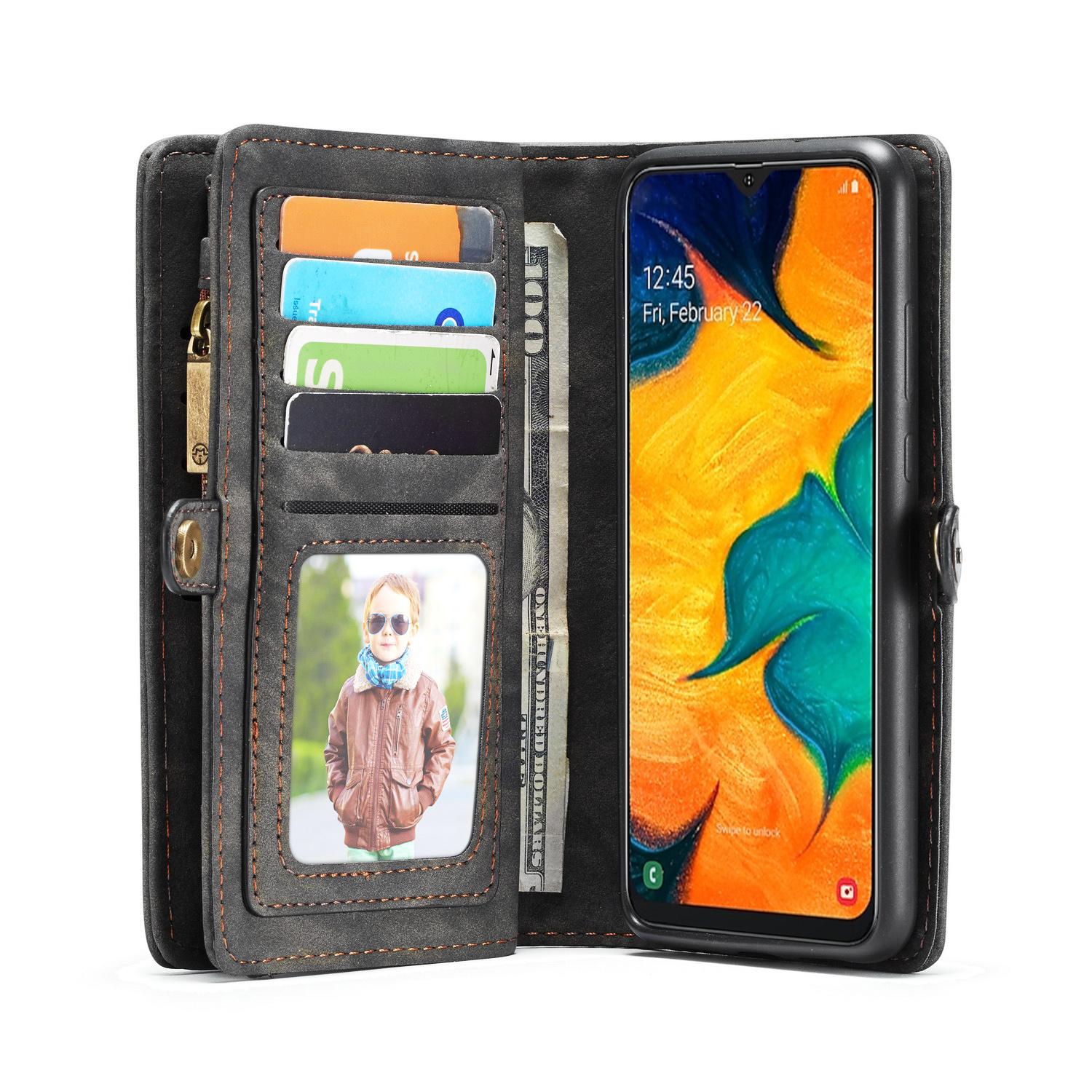 Samsung Galaxy A40 Multi-slot Wallet Case Grey