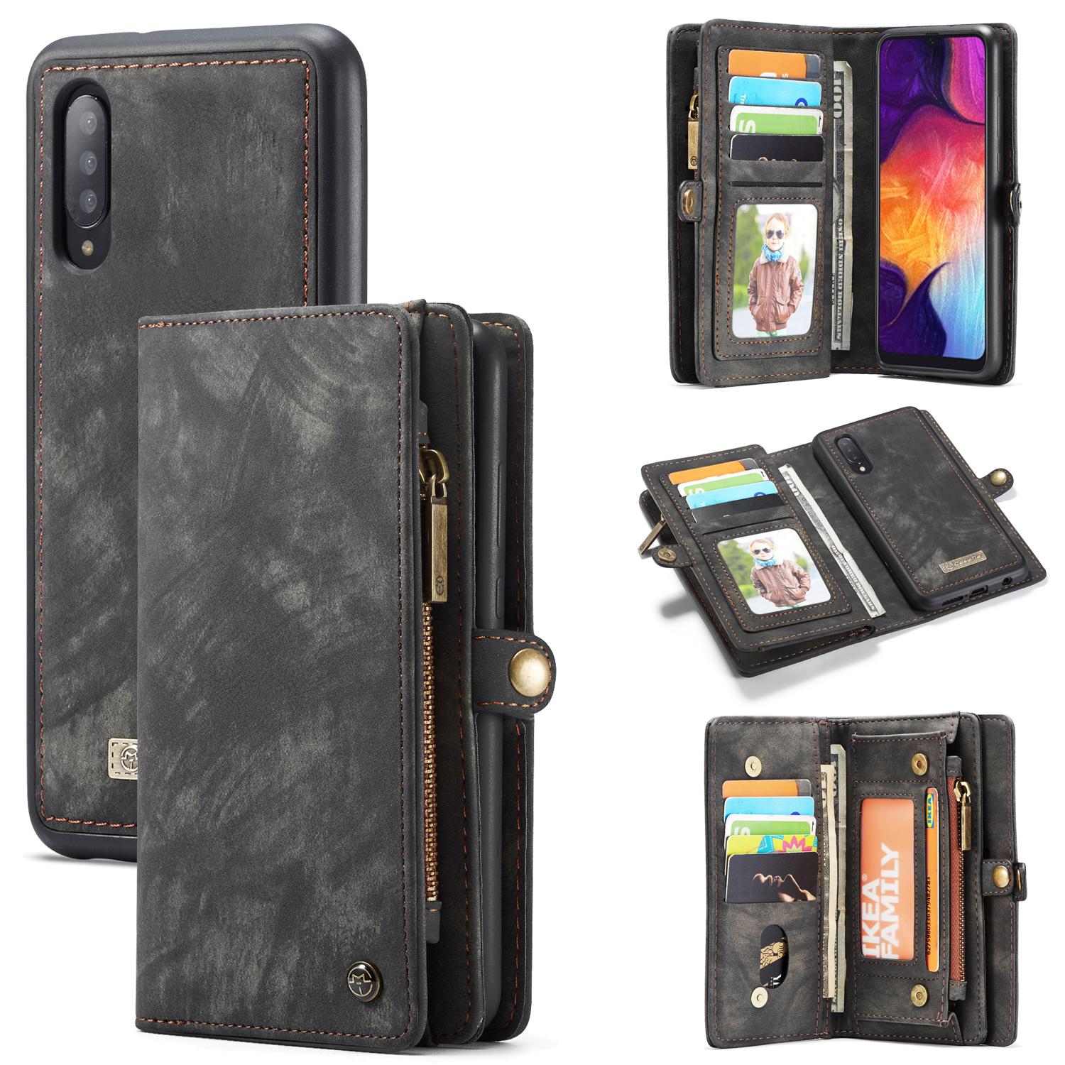 Samsung Galaxy A50 Multi-slot Wallet Case Grey