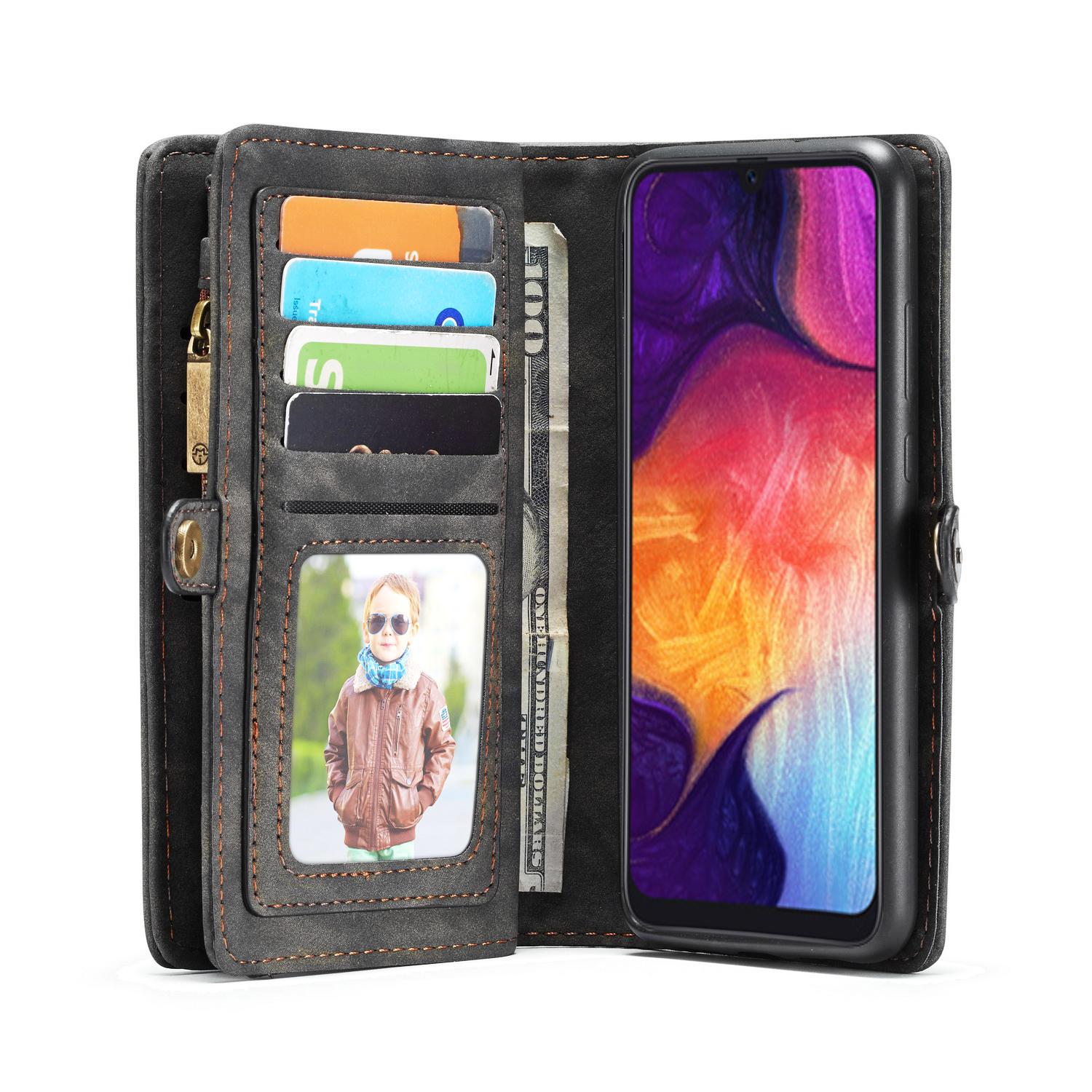 Samsung Galaxy A50 Multi-slot Wallet Case Grey