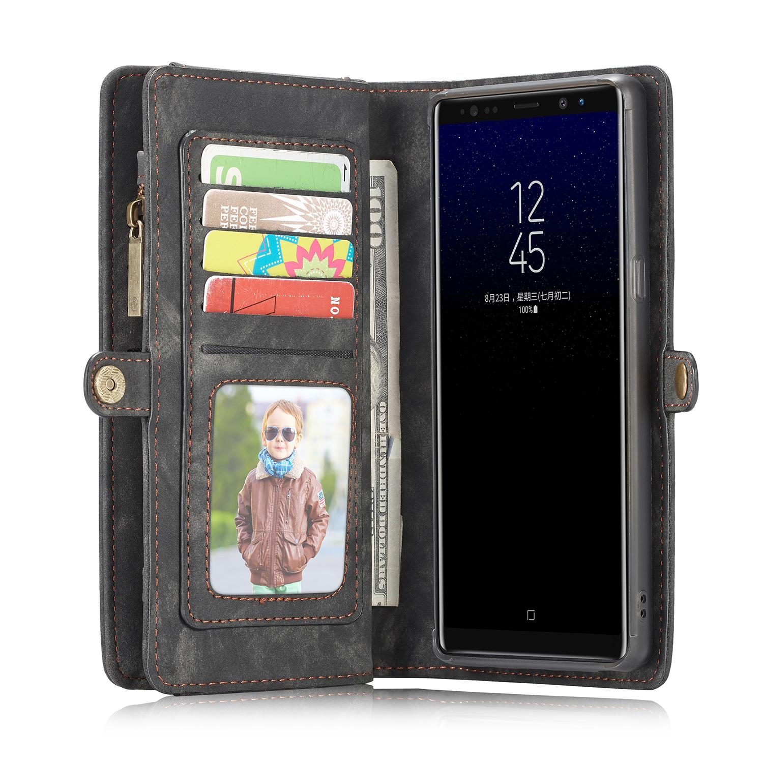 Samsung Galaxy Note 8 Multi-slot Wallet Case Grey