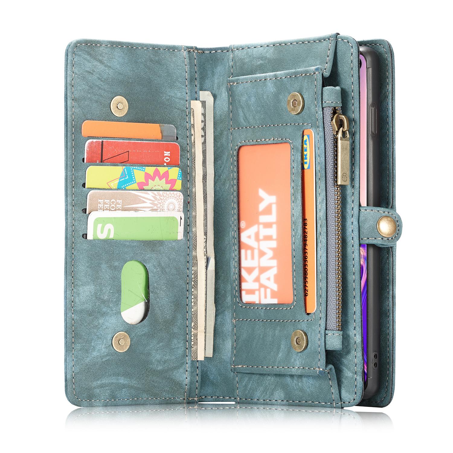 Samsung Galaxy S10 Plus Multi-slot Wallet Case Blue