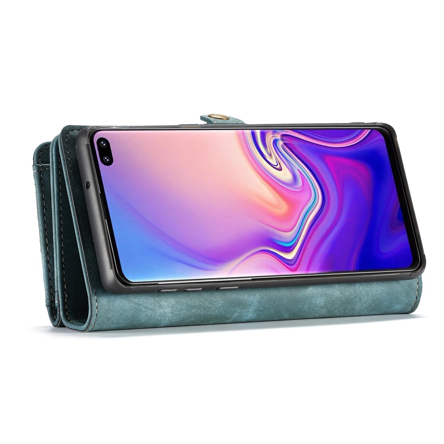 Samsung Galaxy S10 Plus Multi-slot Wallet Case Blue