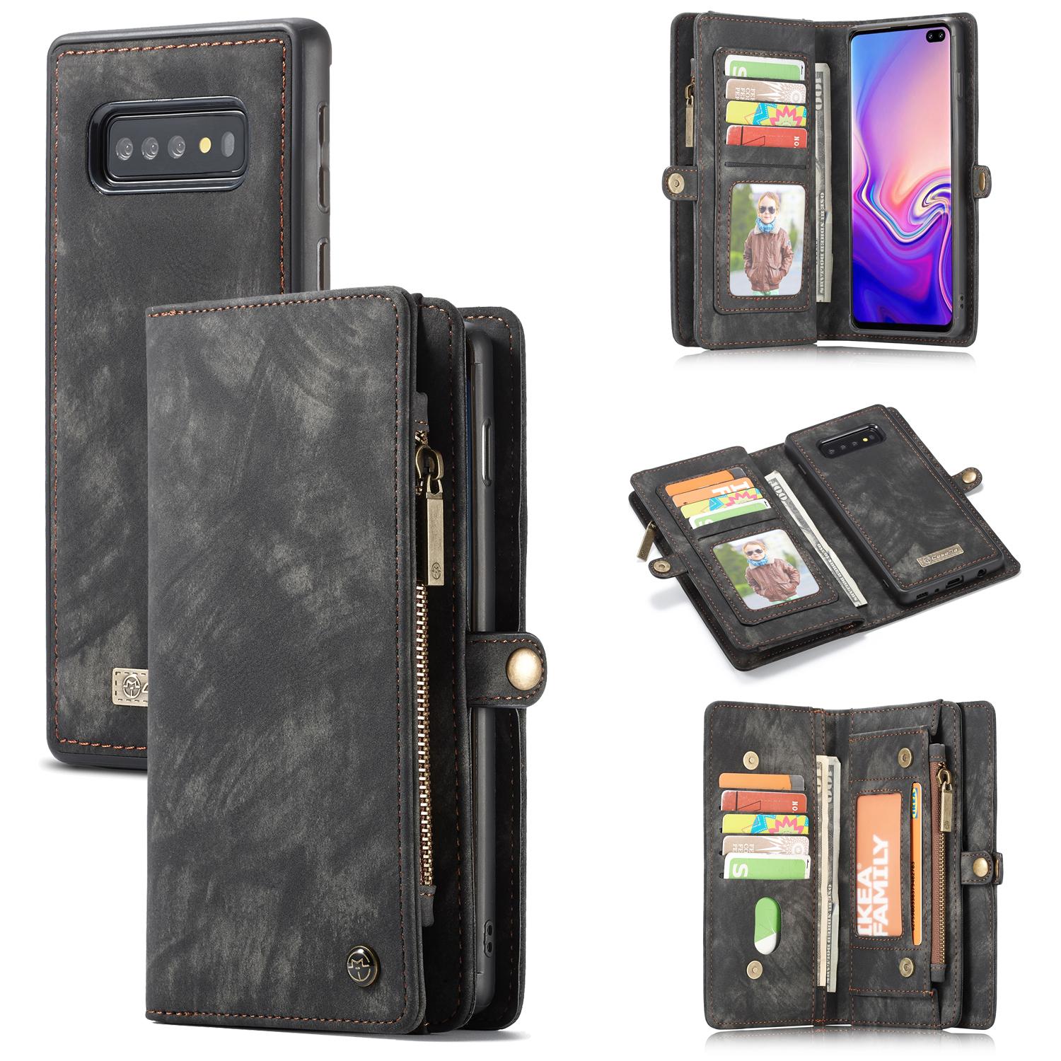 Samsung Galaxy S10 Plus Multi-slot Wallet Case Grey