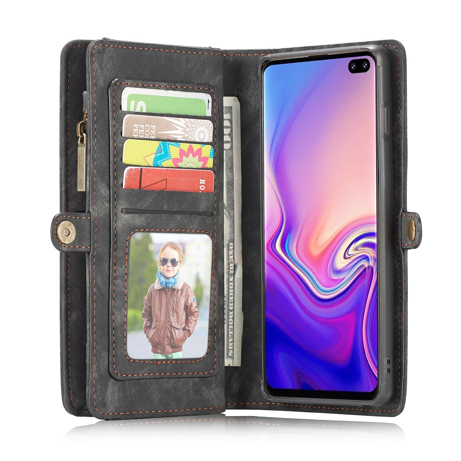 Samsung Galaxy S10 Plus Multi-slot Wallet Case Grey