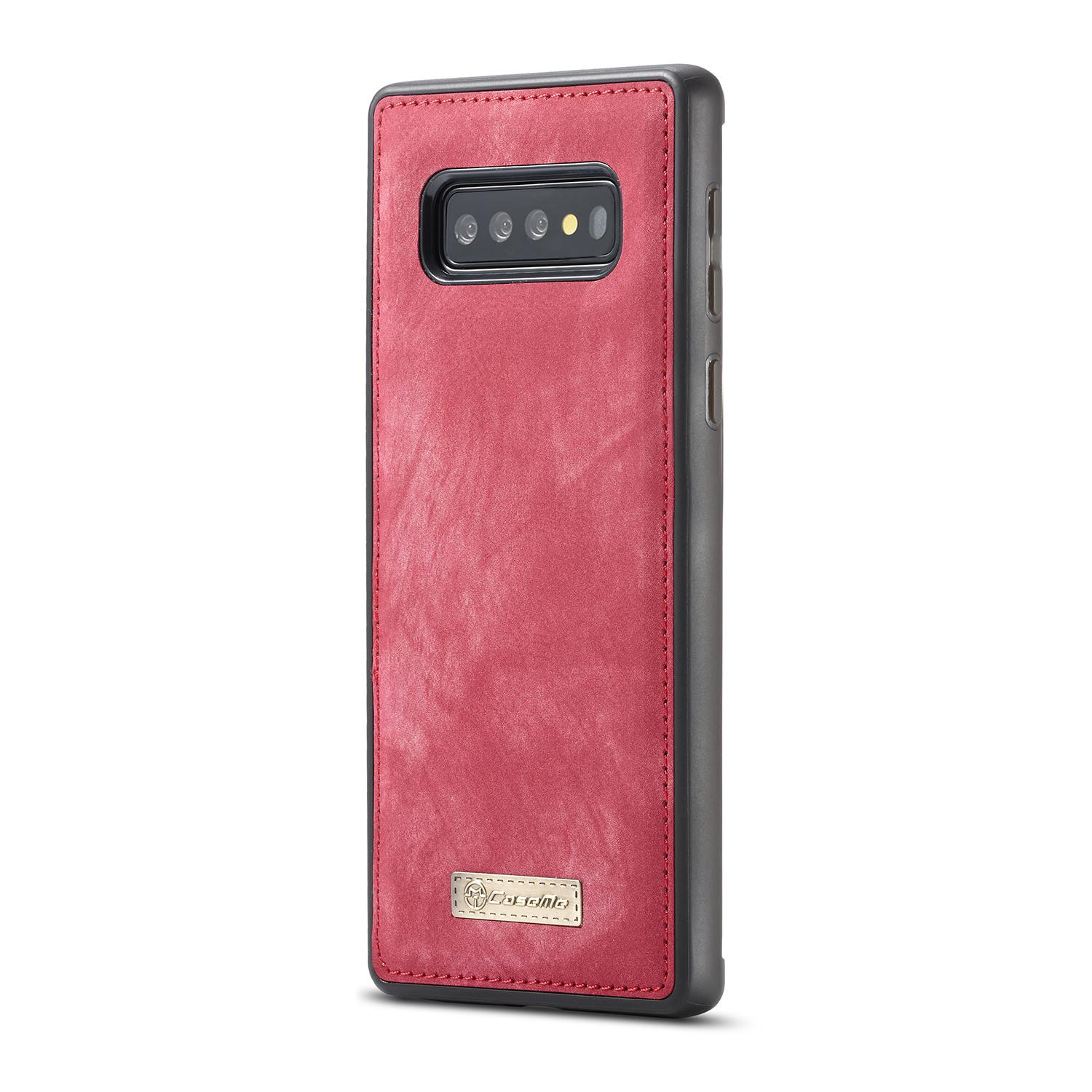 Samsung Galaxy S10 Plus Multi-slot Wallet Case Red