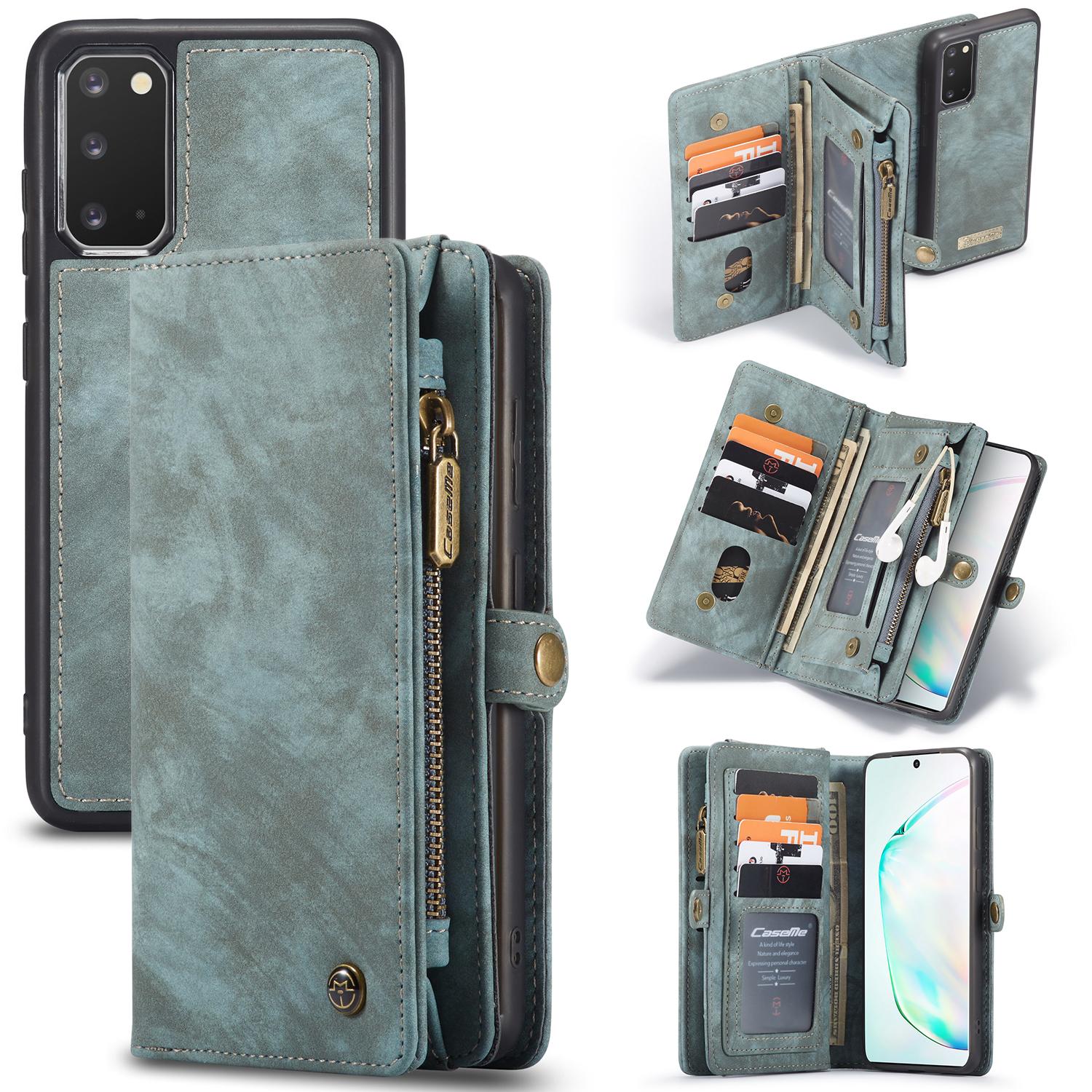 Samsung Galaxy S20 Multi-slot Wallet Case Blue