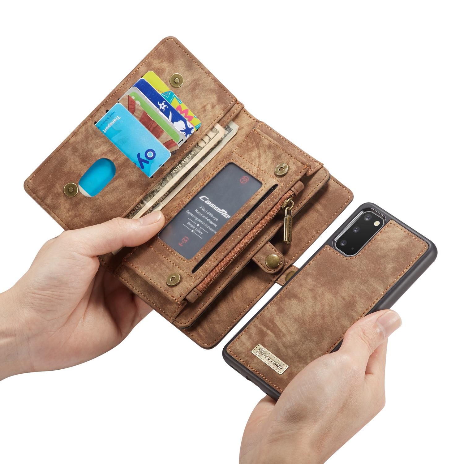 Samsung Galaxy S20 Multi-slot Wallet Case Brown