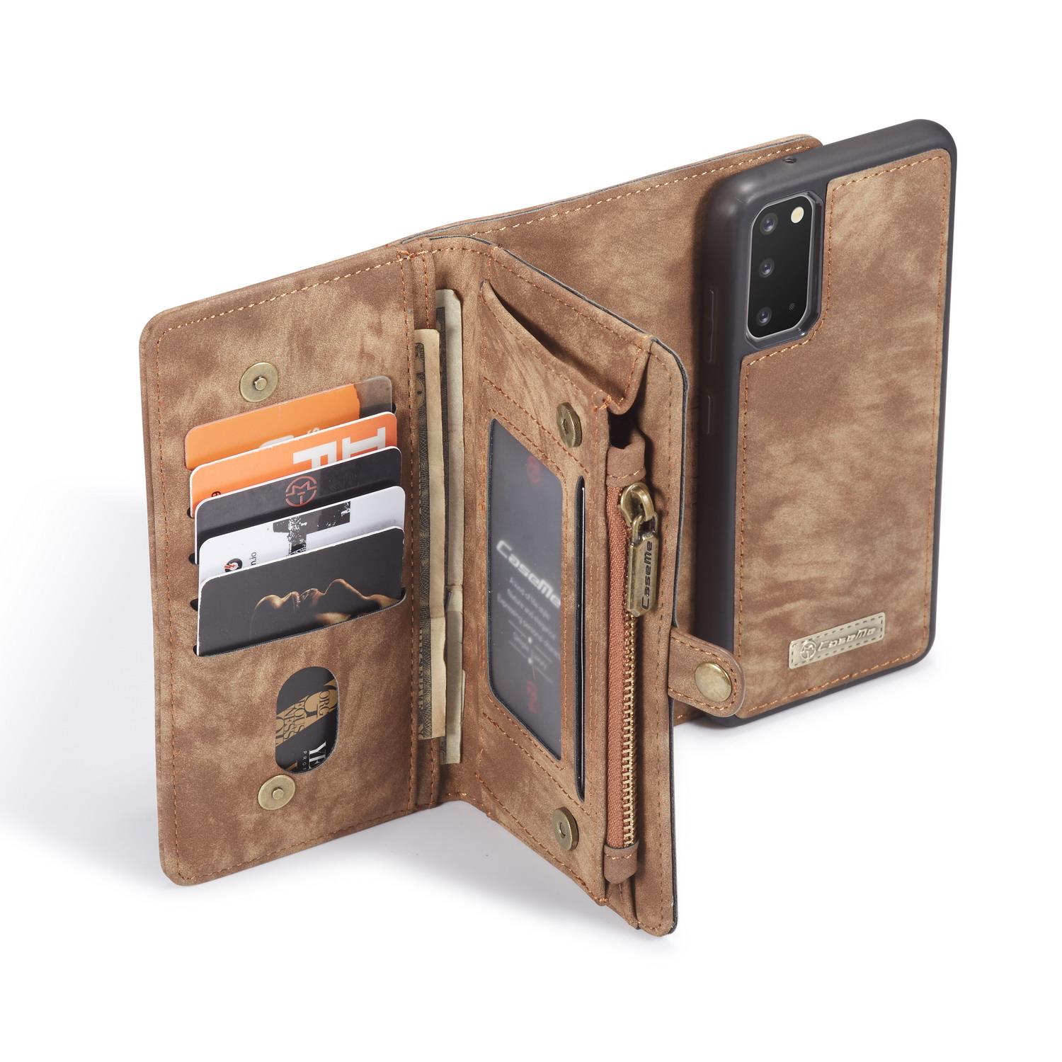 Samsung Galaxy S20 Multi-slot Wallet Case Brown