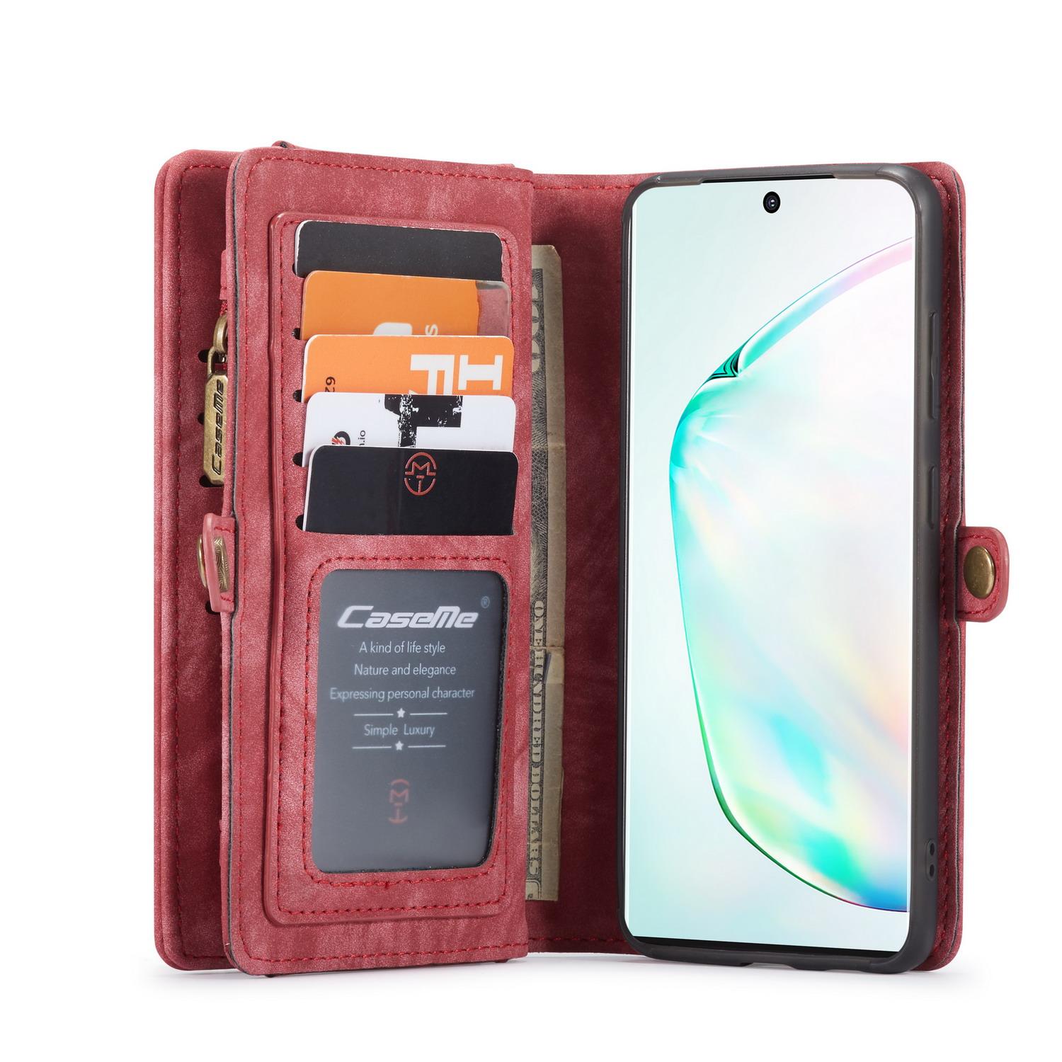 Samsung Galaxy S20 Multi-slot Wallet Case Red