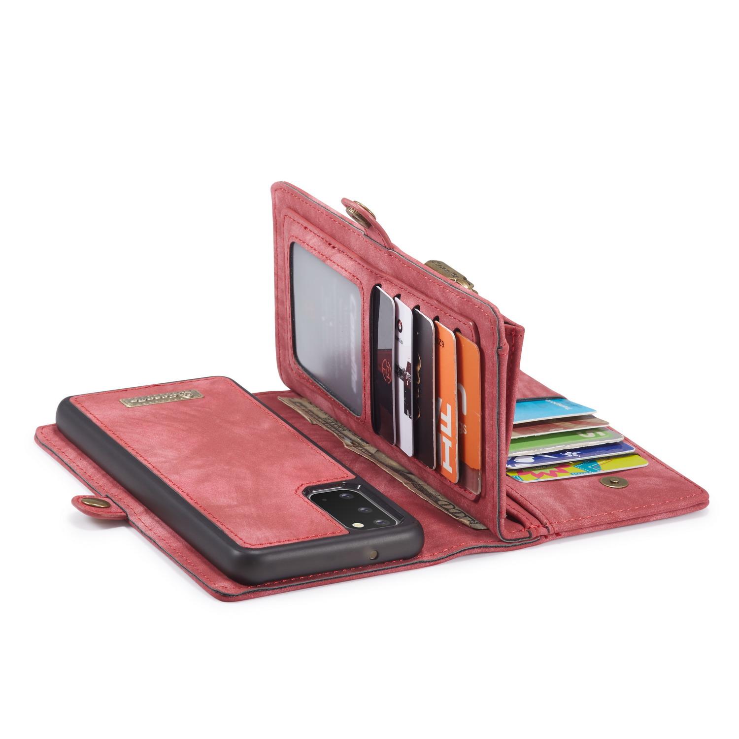 Samsung Galaxy S20 Multi-slot Wallet Case Red