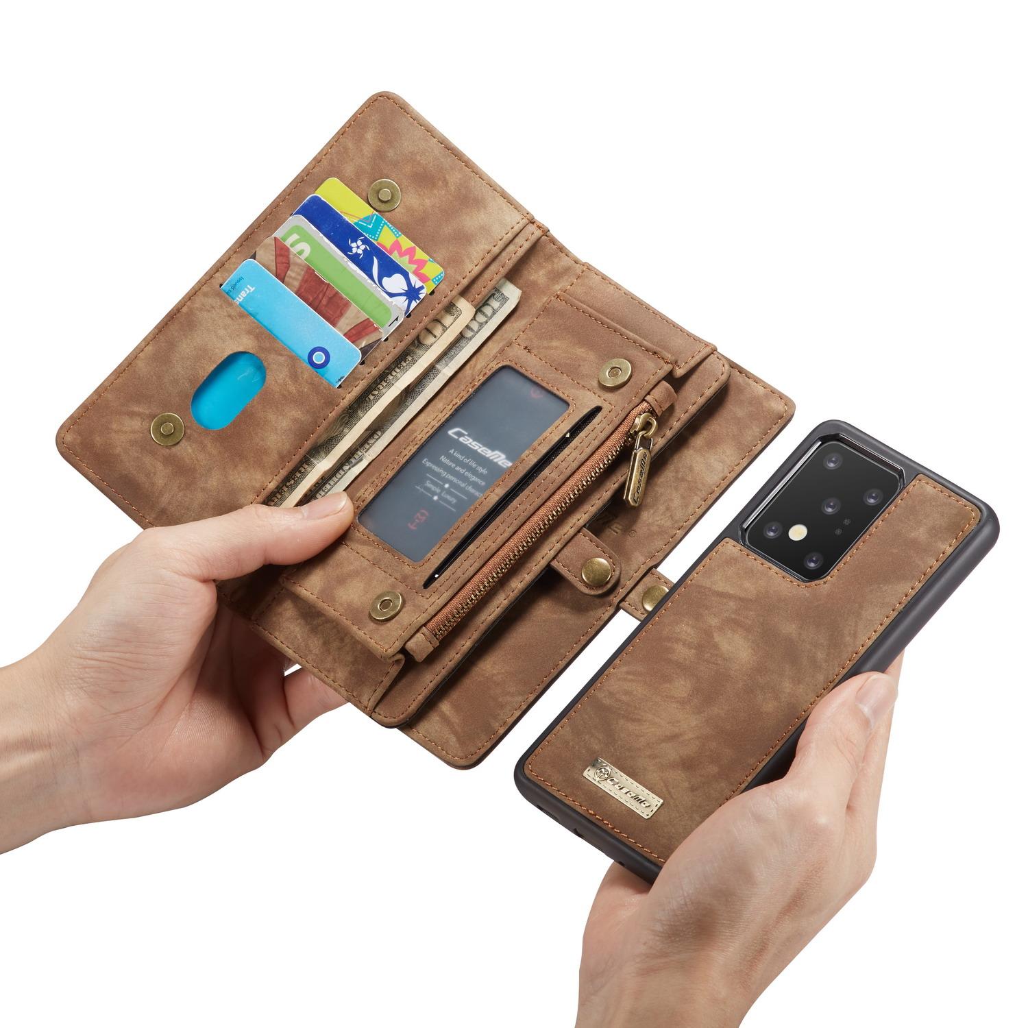 Samsung Galaxy S20 Ultra Multi-slot Wallet Case Brown