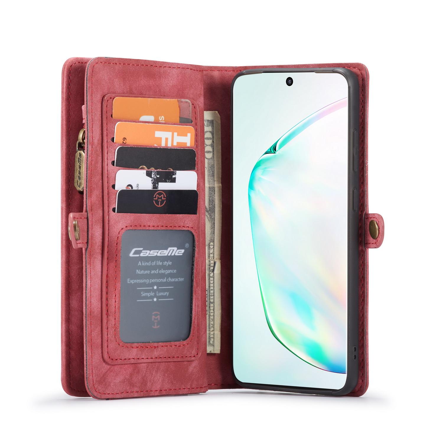 Samsung Galaxy S20 Ultra Multi-slot Wallet Case Red