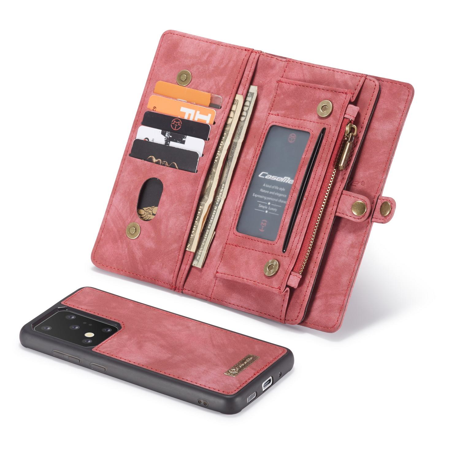 Samsung Galaxy S20 Ultra Multi-slot Wallet Case Red