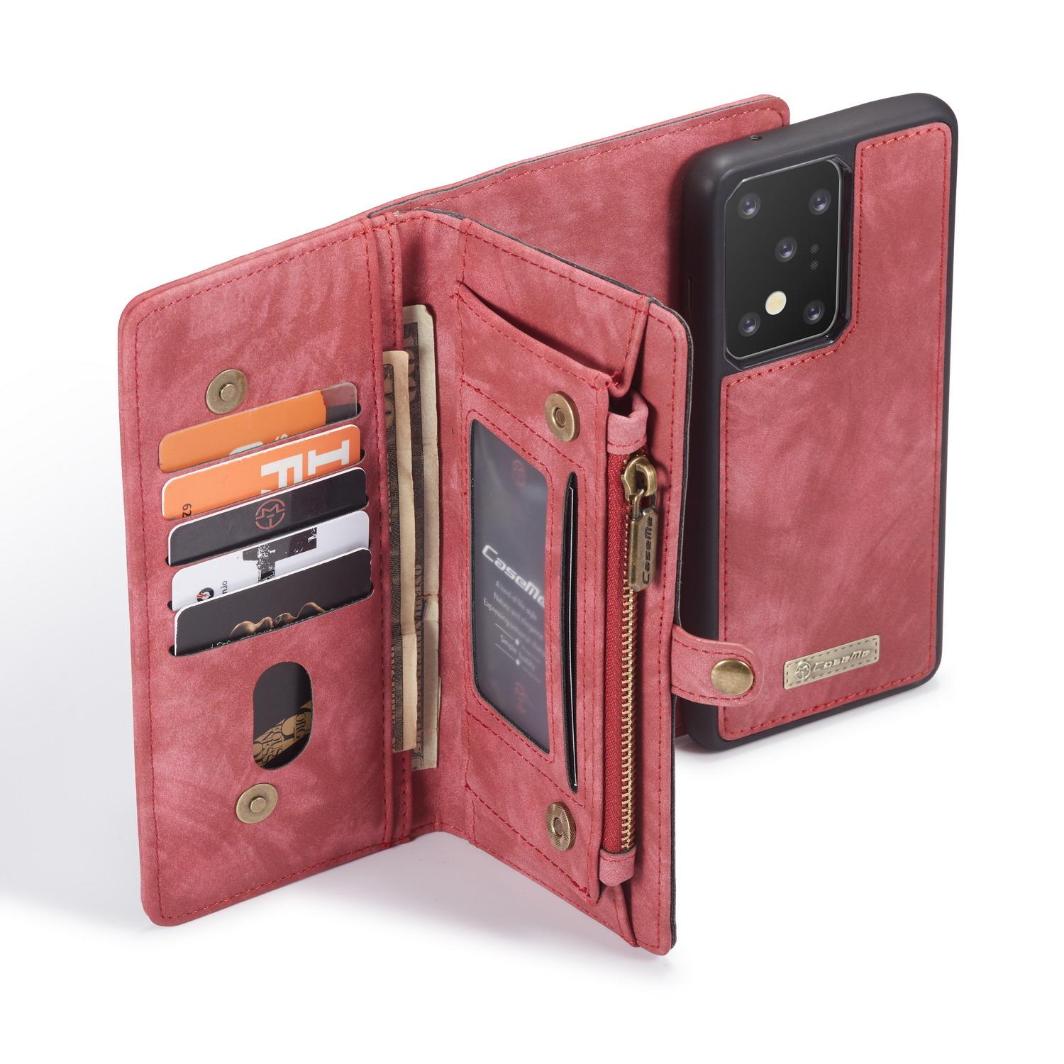 Samsung Galaxy S20 Ultra Multi-slot Wallet Case Red