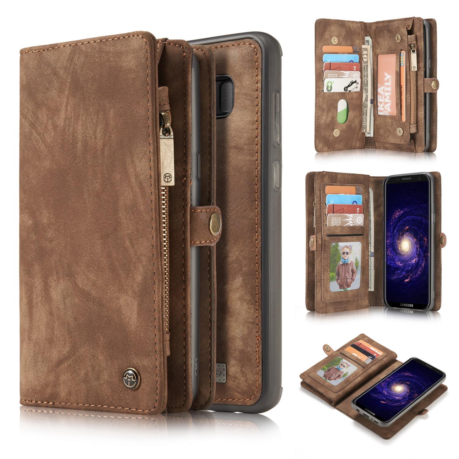 Samsung Galaxy S8 Multi-slot Wallet Case Brown