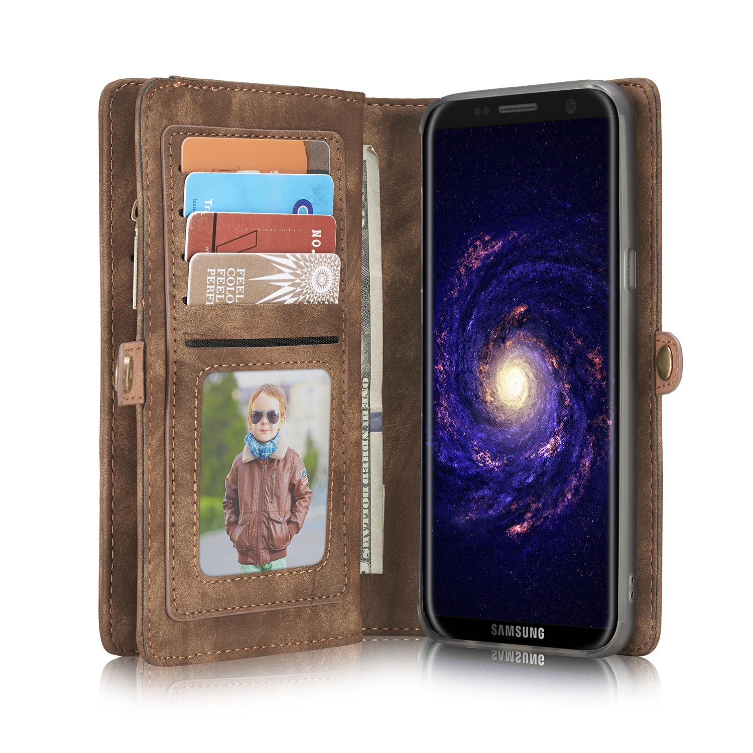 Samsung Galaxy S8 Multi-slot Wallet Case Brown