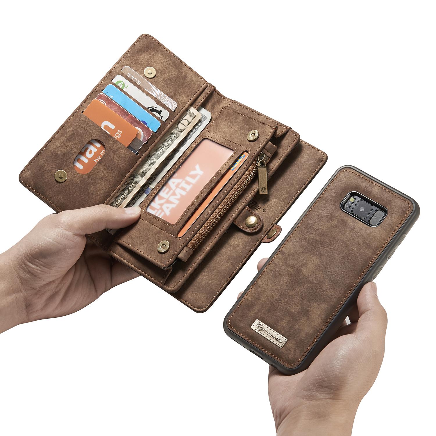 Samsung Galaxy S8 Multi-slot Wallet Case Brown
