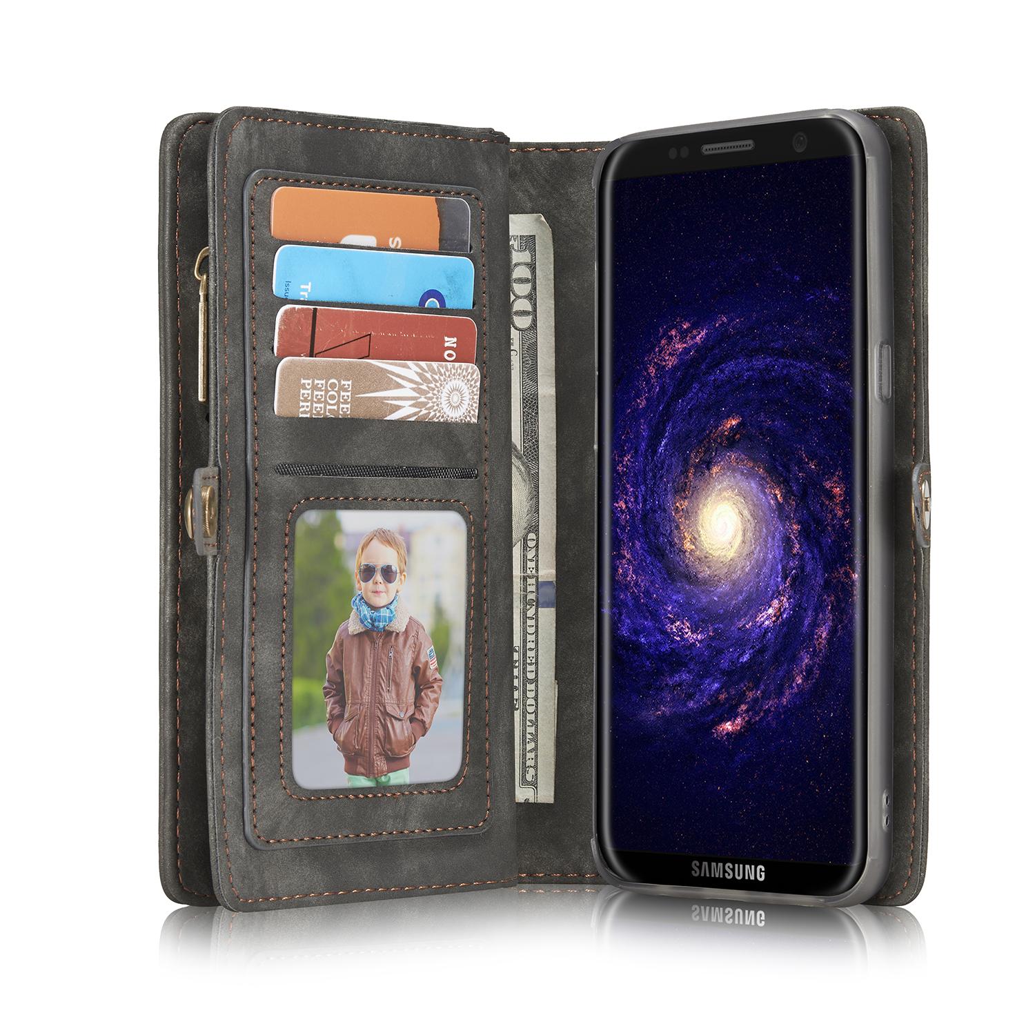 Samsung Galaxy S8 Multi-slot Wallet Case Grey