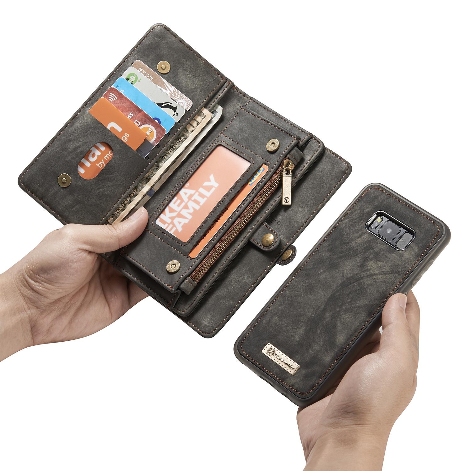 Samsung Galaxy S8 Multi-slot Wallet Case Grey