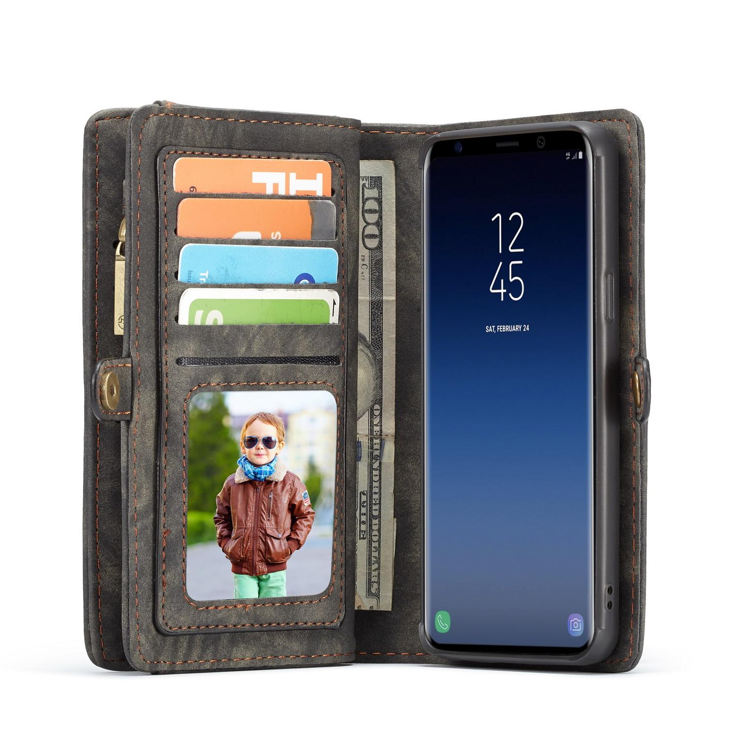 Samsung Galaxy S9 Plus Multi-slot Wallet Case Grey