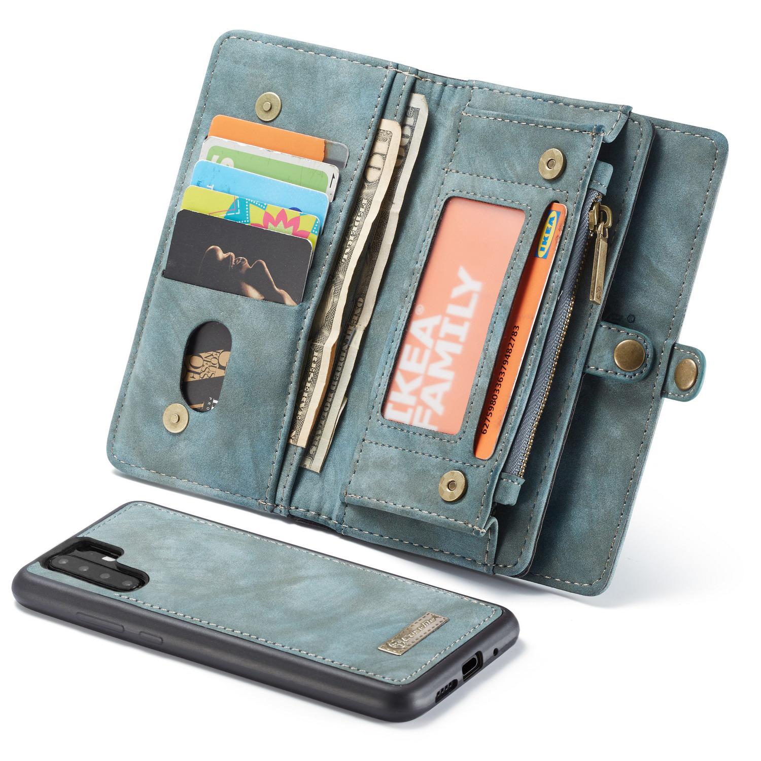 Huawei P30 Pro Multi-slot Wallet Case Blue