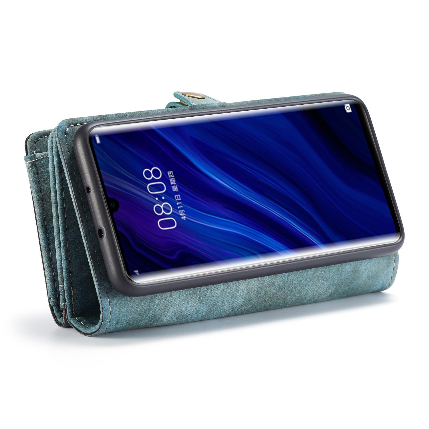 Huawei P30 Pro Multi-slot Wallet Case Blue