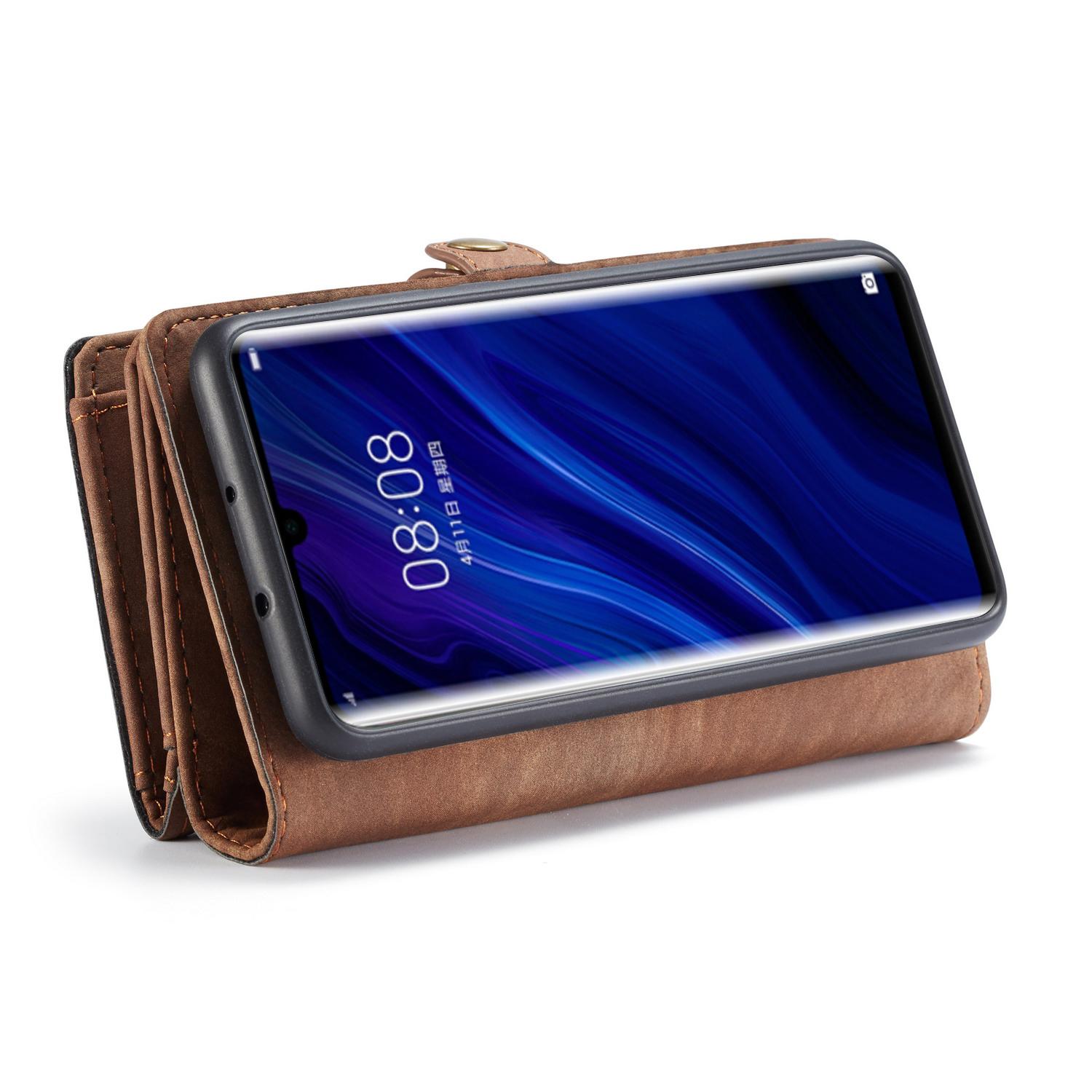 Huawei P30 Pro Multi-slot Wallet Case Brown