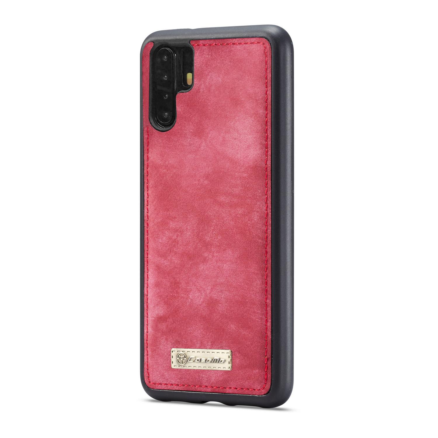 Huawei P30 Pro Multi-slot Wallet Case Red