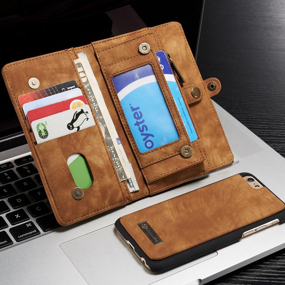 iPhone 6/6S Multi-slot Wallet Case Brown